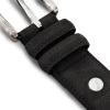 imageNautica Mens Casual Leather Belt  Everyday  Classic  Pants  Jeans  Khakis  Chinos  Metal BuckleCasual Padded  Black