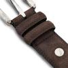 imageNautica Mens Casual Leather Belt  Everyday  Classic  Pants  Jeans  Khakis  Chinos  Metal BuckleCasual Padded  Brown
