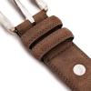 imageNautica Mens Casual Leather Belt  Everyday  Classic  Pants  Jeans  Khakis  Chinos  Metal BuckleCasual Padded  Tan