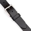 imageNautica Mens Casual Leather Belt  Everyday  Classic  Pants  Jeans  Khakis  Chinos  Metal BuckleDebossed Logo  Black