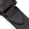 imageNautica Mens Casual Leather Belt  Everyday  Classic  Pants  Jeans  Khakis  Chinos  Metal BuckleDebossed Logo  Black