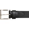 imageNautica Mens Casual Leather Belt  Everyday  Classic  Pants  Jeans  Khakis  Chinos  Metal BuckleDebossed Logo  Black