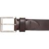 imageNautica Mens Casual Leather Belt  Everyday  Classic  Pants  Jeans  Khakis  Chinos  Metal BuckleDebossed Logo  Brown
