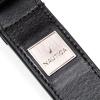 imageNautica Mens Casual Leather Belt  Everyday  Classic  Pants  Jeans  Khakis  Chinos  Metal BuckleEngraved Logo  Black