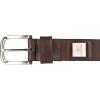 imageNautica Mens Casual Leather Belt  Everyday  Classic  Pants  Jeans  Khakis  Chinos  Metal BuckleEngraved Logo  Brown