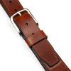 imageNautica Mens Casual Leather Belt  Everyday  Classic  Pants  Jeans  Khakis  Chinos  Metal BuckleEngraved Logo  Tan