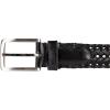 imageNautica Mens Casual Leather Belt  Everyday  Classic  Pants  Jeans  Khakis  Chinos  Metal BuckleWoven Detail  Black