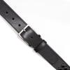 imageNautica Mens Double Stitch Dress Leather Belt for Suits and PantsCenter Woven  Black