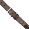 imageNautica Mens Double Stitch Dress Leather Belt for Suits and PantsCenter Woven  Brown