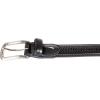 imageNautica Mens Double Stitch Dress Leather Belt for Suits and PantsLeather Laced  Black