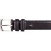 imageNautica Mens Double Stitch Dress Leather Belt for Suits and PantsLogo Inlay Double Keeper  Black