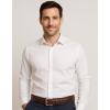 imageNautica Mens Double Stitch Dress Leather Belt for Suits and PantsLogo Inlay Double Keeper  Brown