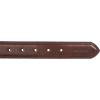 imageNautica Mens Double Stitch Dress Leather Belt for Suits and PantsLogo Inlay Double Stitch  Brown