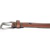 imageNautica Mens Double Stitch Dress Leather Belt for Suits and PantsLogo Inlay Double Stitch  Cognac