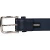 imageNautica Mens Double Stitch Dress Leather Belt for Suits and PantsLogo Inlay Double Stitch  Navy