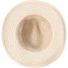 imageNautica Mens Fedora Hat  Classic Brim Straw Sun Hat with UV Protection and Decorative Band for Outdoor AdventuresKhaki