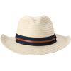 imageNautica Mens Fedora Hat  Classic Brim Straw Sun Hat with UV Protection and Decorative Band for Outdoor AdventuresKhaki