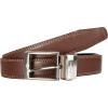 imageNautica Mens Reversible Leather Belt  2in1  Classic  Everyday  Business  Work  Dress  Casual  Metal BuckleDouble Stitch  BlackBrown