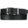 imageNautica Mens Reversible Leather Belt  2in1  Classic  Everyday  Business  Work  Dress  Casual  Metal BuckleEngraved  BrownBlack