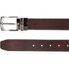 imageNautica Mens Reversible Leather Belt  2in1  Classic  Everyday  Business  Work  Dress  Casual  Metal BuckleEngraved  BrownBlack