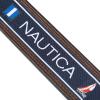 imageNautica Mens Reversible Leather Belt  2in1  Classic  Everyday  Business  Work  Dress  Casual  Metal BuckleFlag Logo  Brown