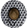 imageNautica Mens Straw Lifeguard Hat  Lightweight Wide Brim Outdoor Beach Sun Hats for Men with Adjustable Chin StrapBlackWhite