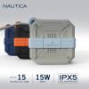 imageNautica S100 True Wireless Outdoor Speaker Portable IPX5 Waterproof Bluetooth Speaker with 2Hour Quick Charge ampamp 30Day Standby Perfect for Camping Beach Backyard ampamp TravelGray  Green