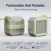 imageNautica S100 True Wireless Outdoor Speaker Portable IPX5 Waterproof Bluetooth Speaker with 2Hour Quick Charge ampamp 30Day Standby Perfect for Camping Beach Backyard ampamp TravelGray  Green