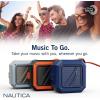 imageNautica S100 True Wireless Outdoor Speaker Portable IPX5 Waterproof Bluetooth Speaker with 2Hour Quick Charge ampamp 30Day Standby Perfect for Camping Beach Backyard ampamp TravelGray  Yellow