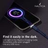 imageNautica USB C to Lighting Cable with LED Light 4FT iPhone Charger Cable Type C to Lightning Cable Fast Charging Cord Compatible with iPhone Airpods and Many More