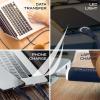 imageNautica USB C to Lighting Cable with LED Light 4FT iPhone Charger Cable Type C to Lightning Cable Fast Charging Cord Compatible with iPhone Airpods and Many More