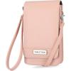 imageNautica Catalina RFID Womens Crossbody Bag Vegan Leather Compact Cell Phone Shoulder Travel Purse HolderBlush