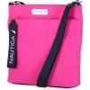 imageNautica Diver Nylon Small Womens Crossbody Bag Purse with Adjustable Shoulder StrapHot Pink