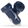 imageNautica Dual Port Car Charger 12W Output 2X USBA Port Quick Charge Compatible with iPhone Android Phones Tablets Powerbanks NavyNavy