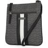 imageNautica Lakeside Signature Jaquard North South Crossbody BagBlack Patent