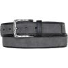 imageNautica Mens Casual Leather Belt  Everyday  Classic  Pants  Jeans  Khakis  Chinos  Metal BuckleCasual Overlay  Grey