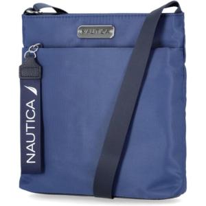 imageNautica Diver Nylon Small Womens Crossbody Bag Purse with Adjustable Shoulder StrapIndigo