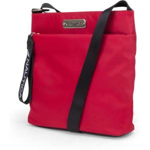 imageNautica Diver Nylon Small Womens Crossbody Bag Purse with Adjustable Shoulder StrapRed