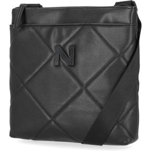 imageNautica Lakeside Signature Jaquard North South Crossbody BagBlack Marquise Quilt