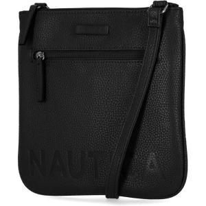 imageNautica Lakeside Signature Jaquard North South Crossbody BagBlack Out and About