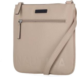 imageNautica Lakeside Signature Jaquard North South Crossbody BagSand