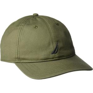 imageNautica Mens Classic Logo Adjustable BaseballCap HatHillside Olive