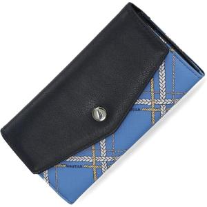imageNautica Money Manager RFID Slim and Small Wallet for Women  Credit Card Holder with Coin Purse and Zipper Wallet Womens Clutch OrganizerPlaid Rope