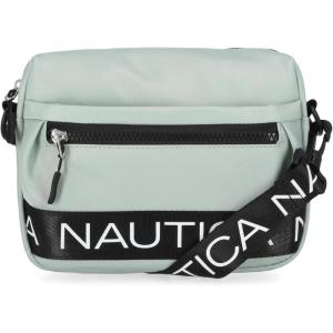 imageNautica Nylon Bean crossbodyBelt Bag adjustable shoulder strapDoveGrey
