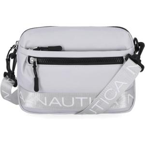 imageNautica Nylon Bean crossbodyBelt Bag adjustable shoulder strapIce Grey