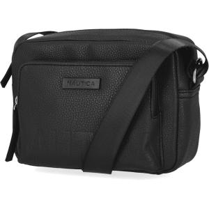 imageNautica Womens Out and About Adjustable Crossbody Bag PurseBlack