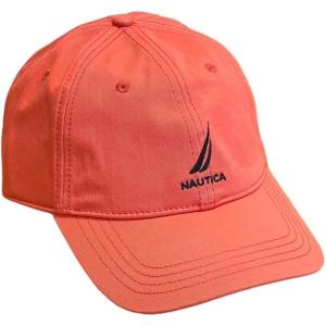 imageNautica mens Classic Logo Adjustable Baseball Cap HatMineral Red