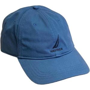 imageNautica mens Classic Logo Adjustable Baseball Cap HatUnion Blue