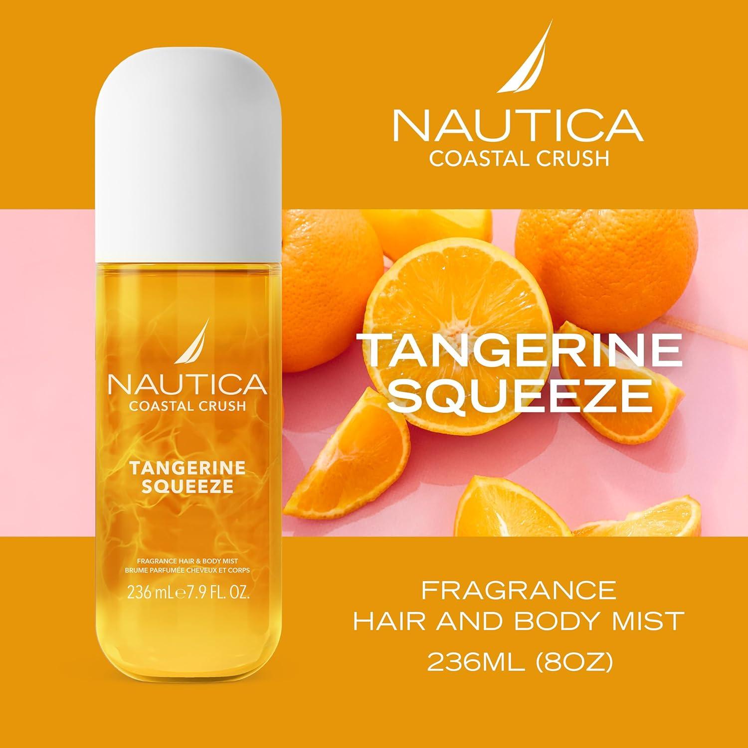 imageNautica Coconut Crave a Fruity Gourmand Hair ampamp Body Mist for Women Notes of Coconut Apple and Cedarwood Long Lasting 80 fl ozTangerine Squeeze