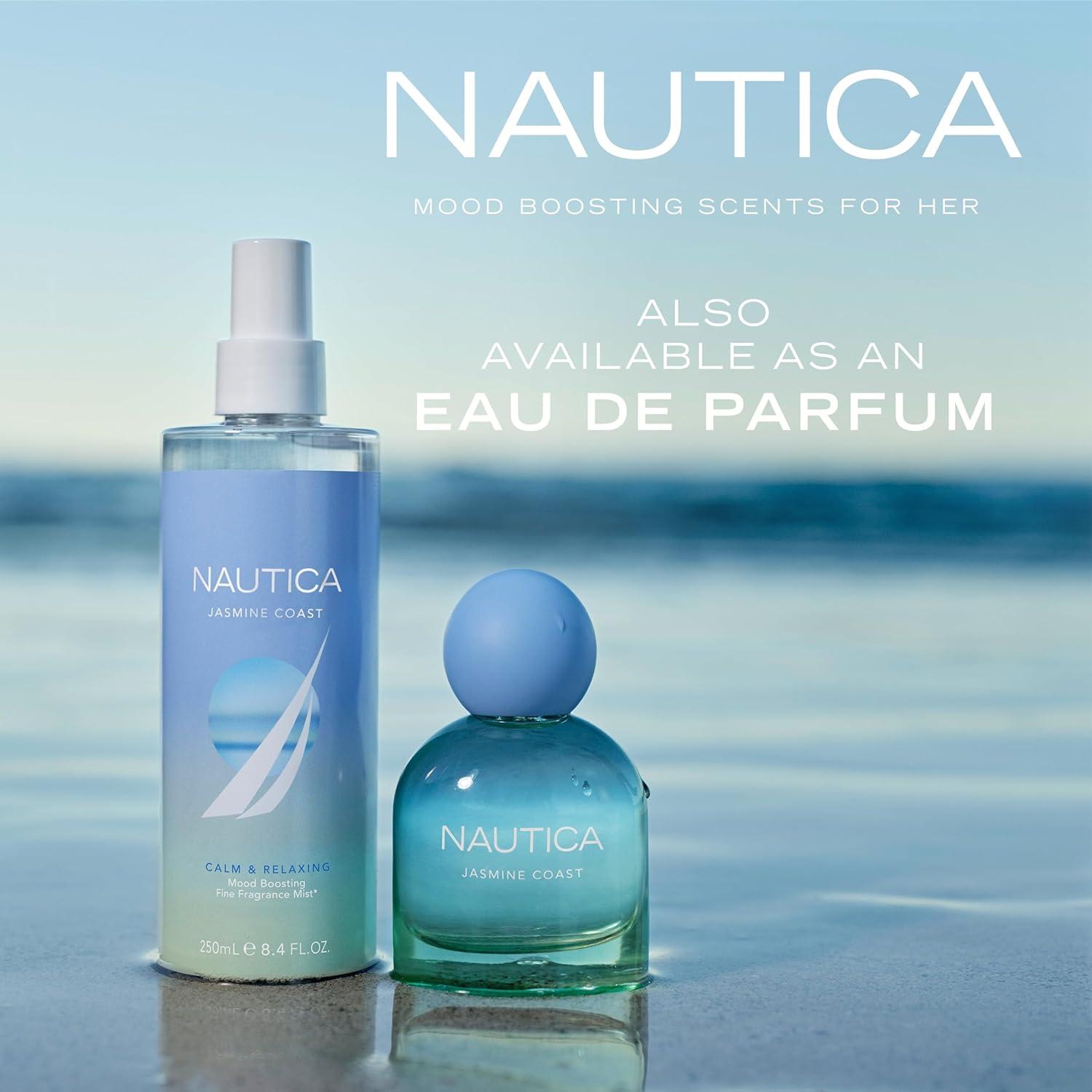 imageNautica for Her Jasmine Coast Eau De Parfum 16 Fl Oz Pack of 1 Notes of Pear Jasmine and Musk Womens Fragrance Long Lasting MoodBoosting Fragrance Vegan Formula Travel Size16 Fl Oz Pack of 1